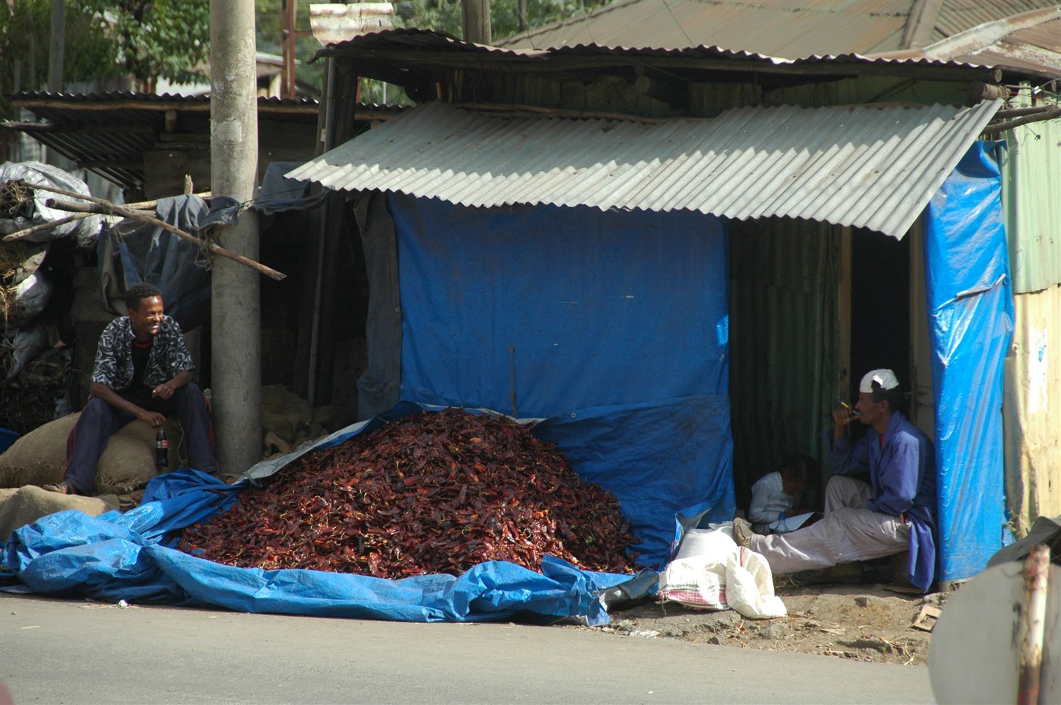 papryka na bazarze