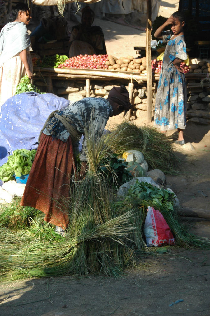 Etiopia - sprzedaż tefu