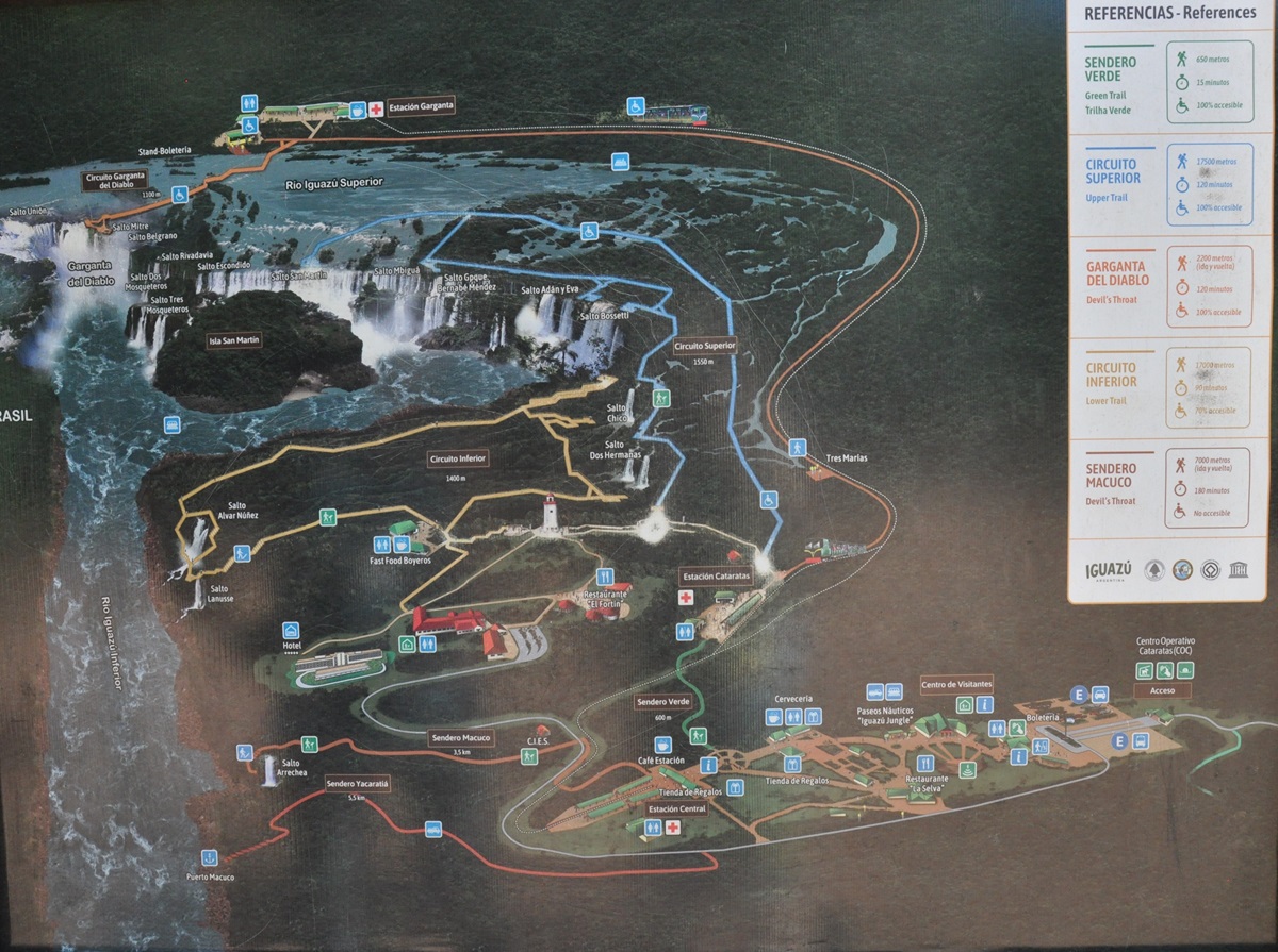 mapa wodospadów