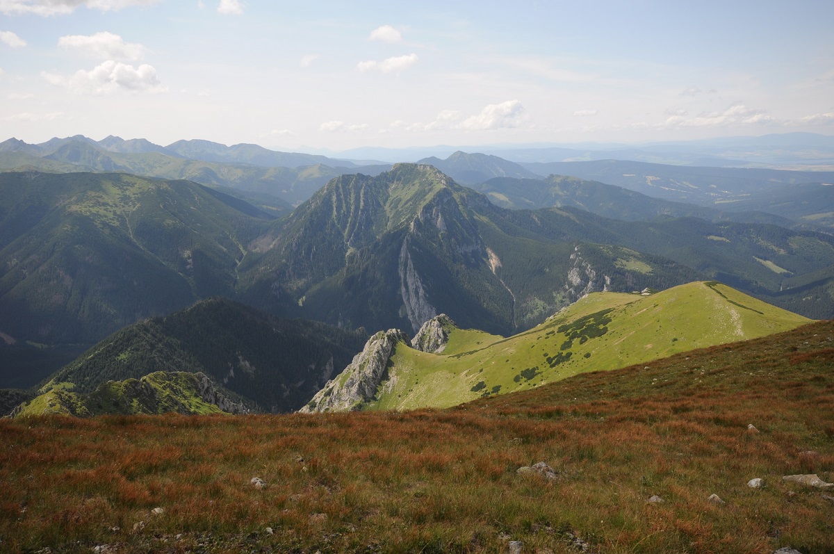 Panorama Tatr Zachodnich