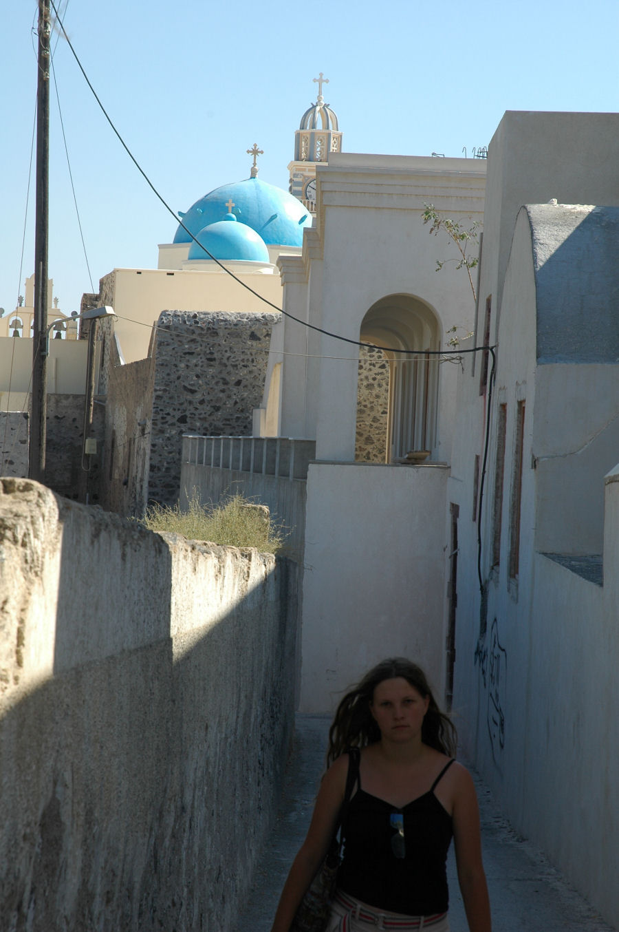 zaułek na Santorini
