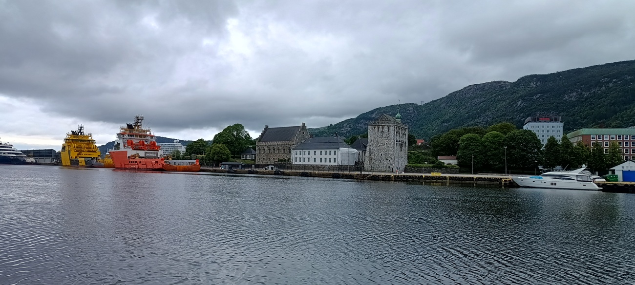 widok na port