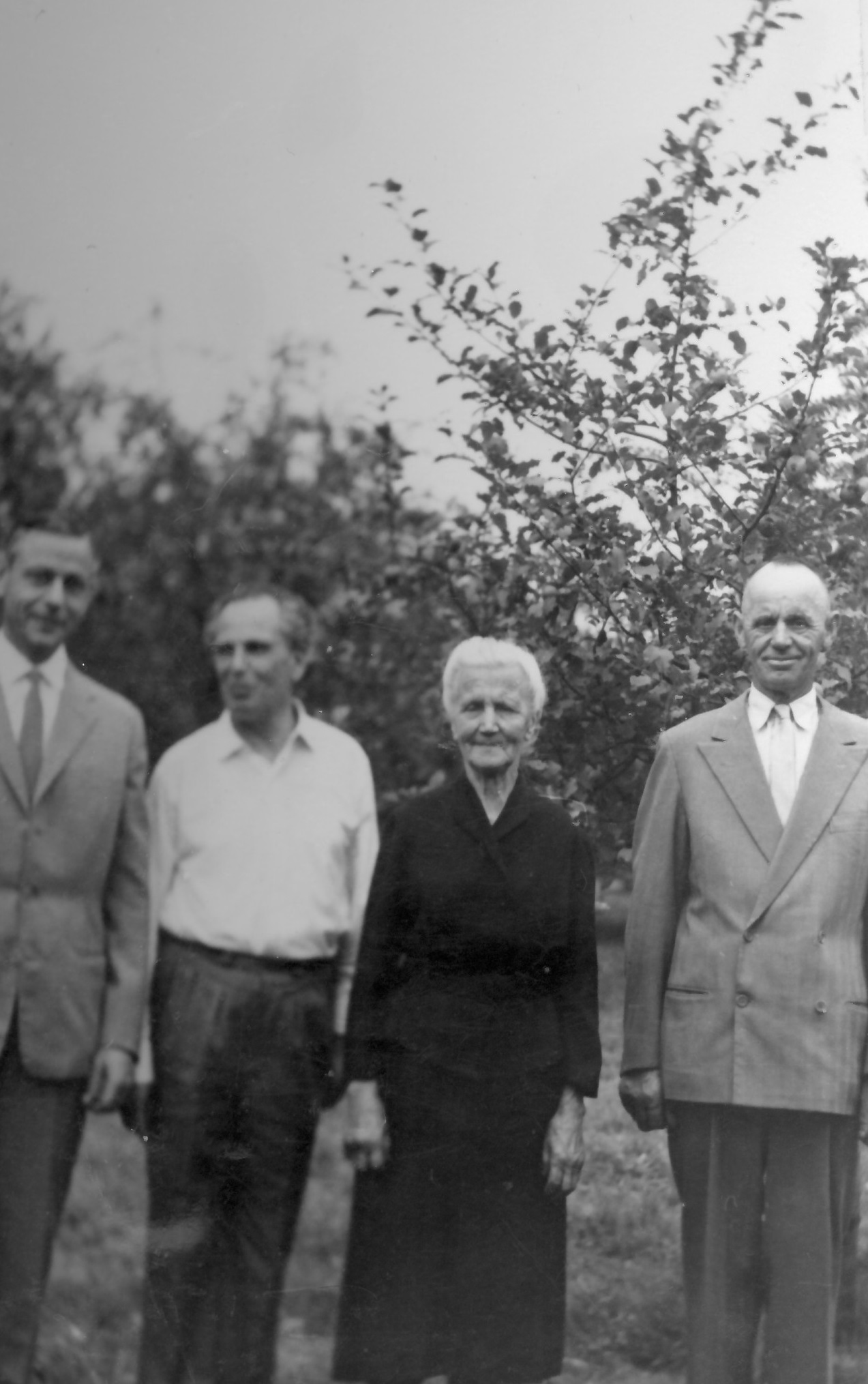 babcia Józia z zięciami